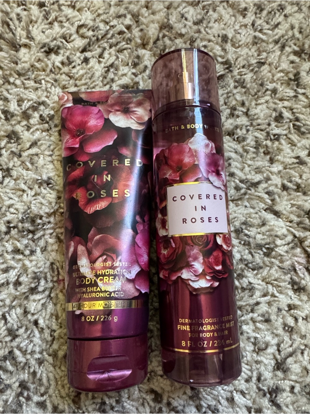 Bath & Body Works Covered In Roses Lotion and Spray